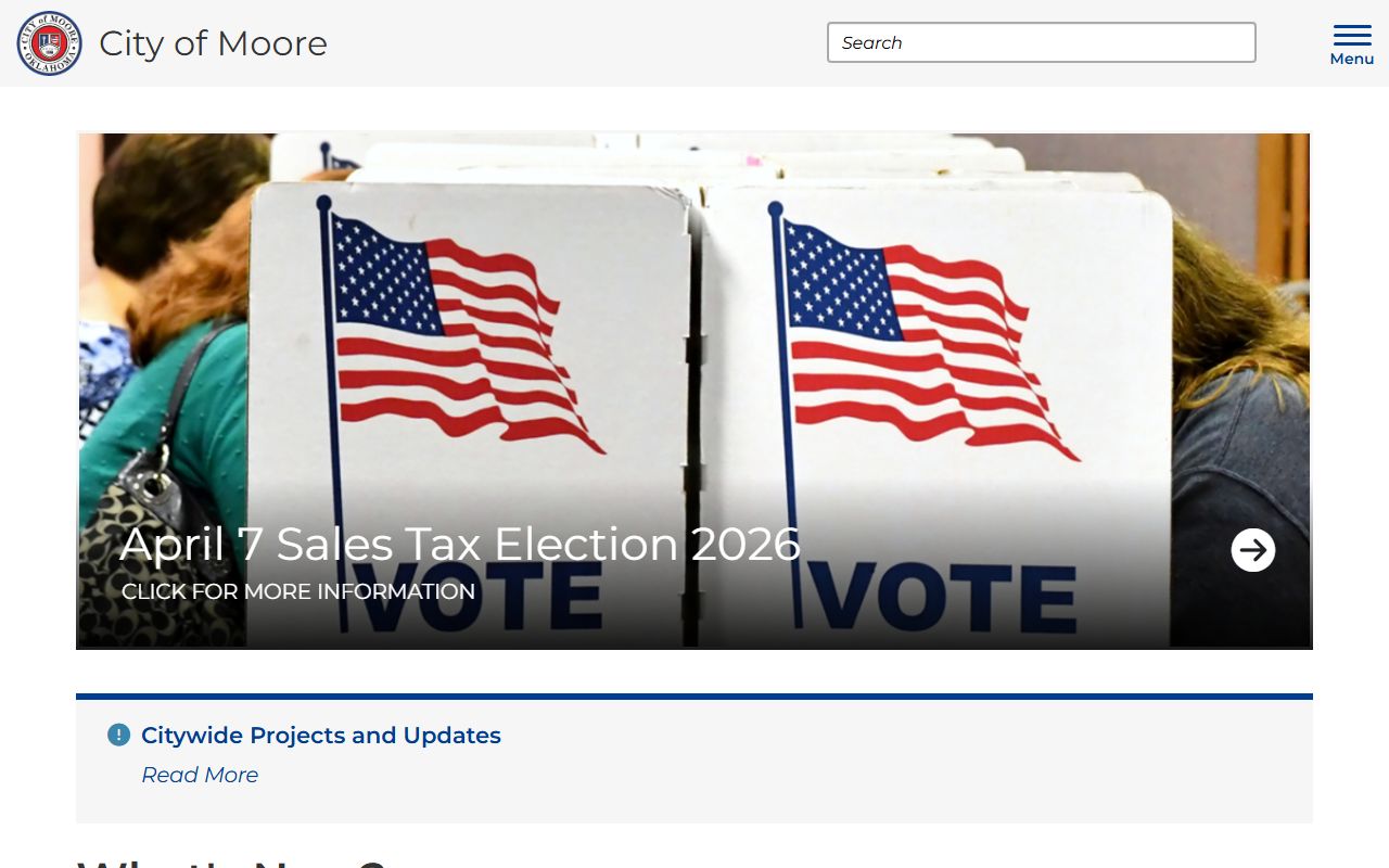 City of Moore Oklahoma official website probate information