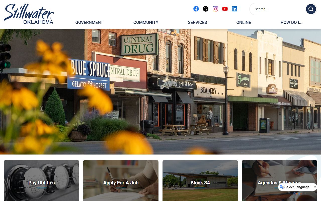 City of Stillwater website for Stillwater probate court records reference