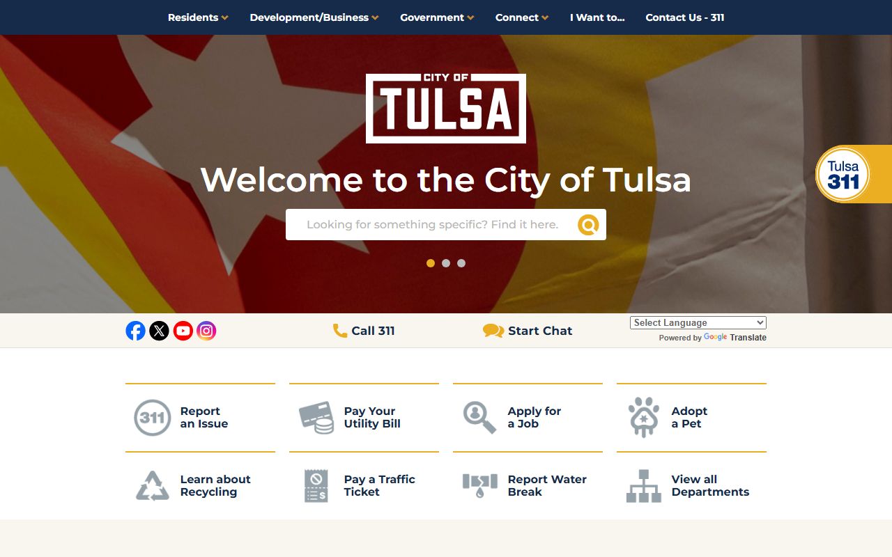 Tulsa city records and probate filing information